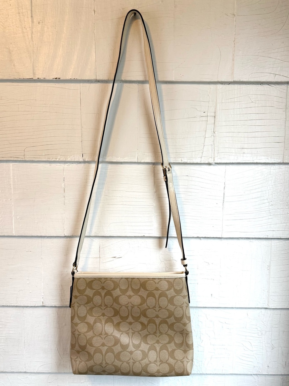 Coach Signature File Crossbody Bag - Picture 4 of 9